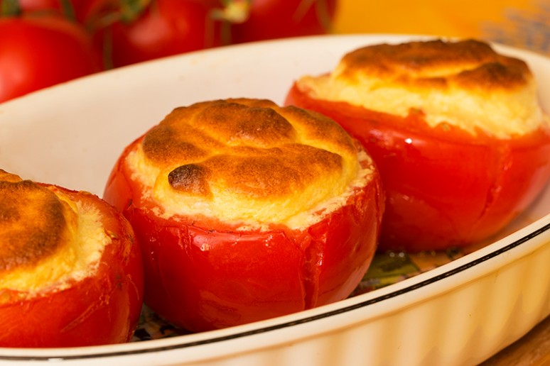 tomates soufflées