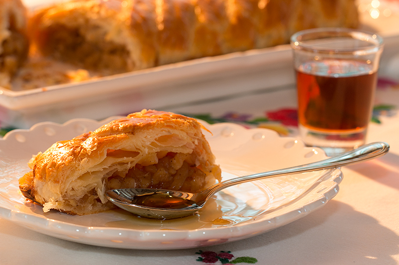 Tresse feuilletée